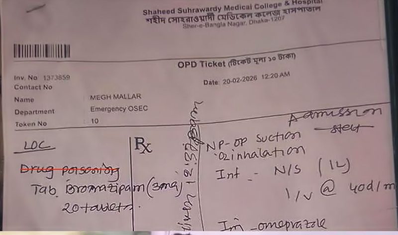 মেঘমল্লার বসুর আত্মহত্যার চেষ্টা, আইসিইউতে ভর্তি