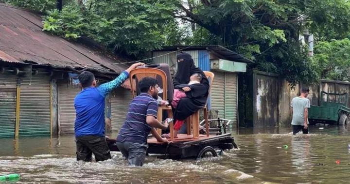 ভারতের পানিতে তলিয়েছে ফেনী-কুমিল্লা অঞ্চল