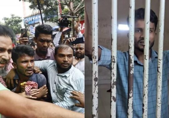 ধানমন্ডি ৩২ নম্বরে ফুল দিতে যাওয়া রিকশাচালক কারাগারে