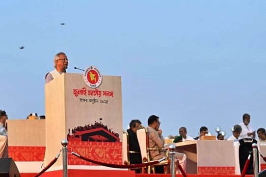 ঐক্যের সুর নিয়ে নির্বাচনে যাবার কথা বললেন প্রধান উপদেষ্টা