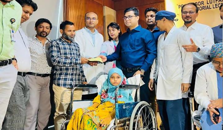 মাইলস্টোন ট্র্যাজেডি: ৪ মাস পর বাসায় ফিরল মেহজাবিন