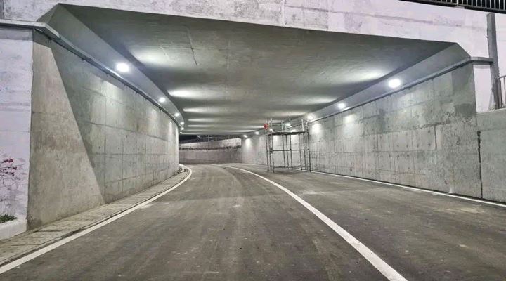 চালু হলো টিটিপাড়া ৬ লেনের আন্ডারপাস 