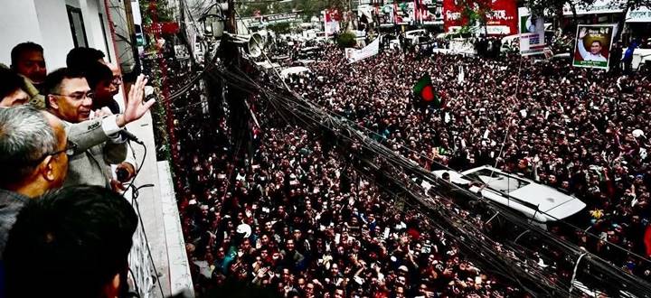 ১৯ বছর পর নয়াপল্টন কার্যালয়ে তারেক রহমান