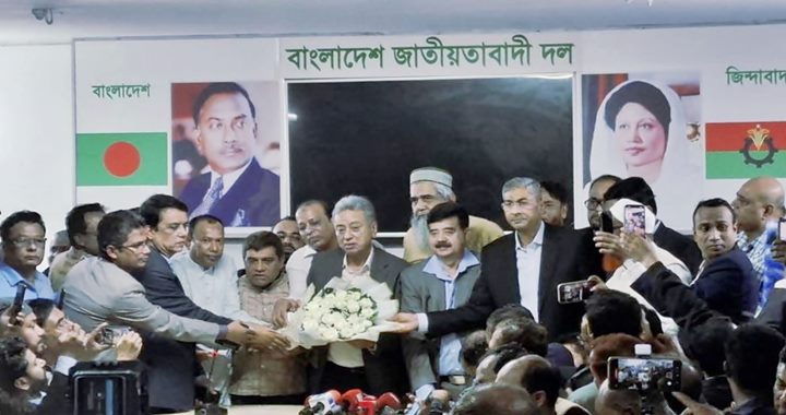 দল বিলুপ্ত করে বিএনপিতে শাহাদাত হোসেন সেলিম