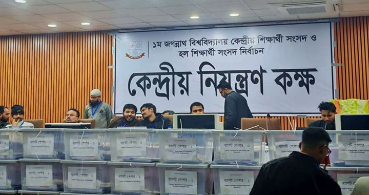 জকসু নির্বাচনে ভোট পড়েছে ৬৫ শতাংশ