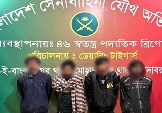 যৌথ বাহিনীর অভিযানে এক সপ্তাহে আটক ৫০৪ জন