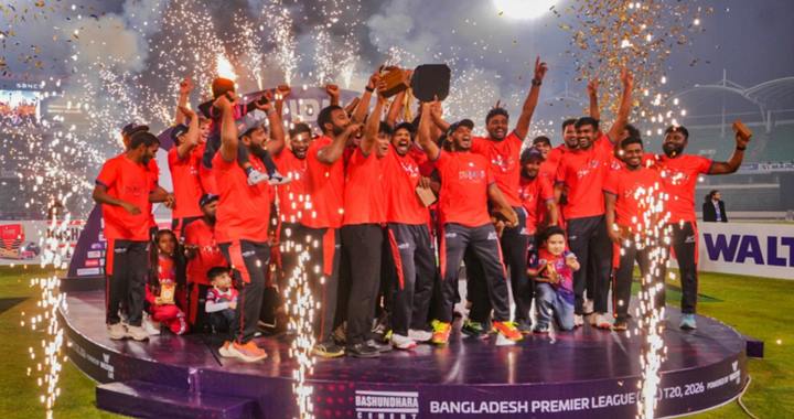 বিপিএল চ্যাম্পিয়ন রাজশাহী ওয়ারিয়র্স