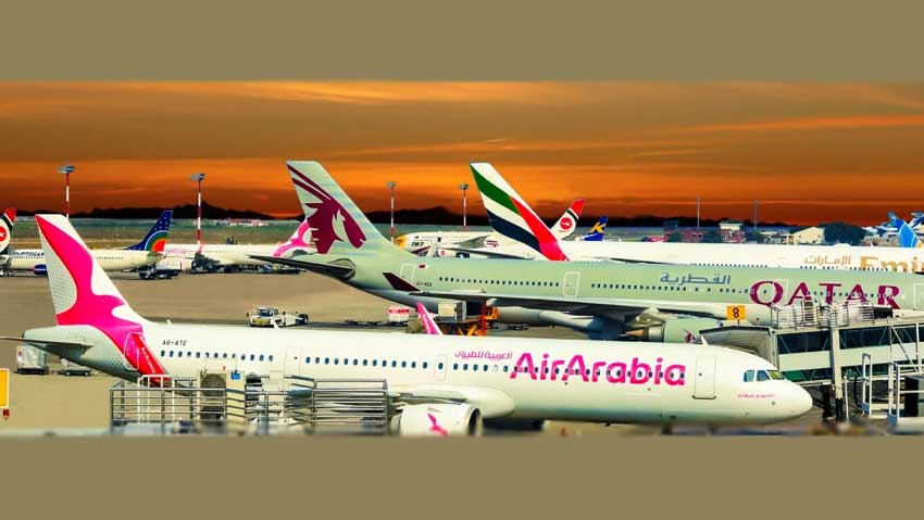 এক সপ্তাহে মধ্যপ্রাচ্যের ২৪৫ ফ্লাইট বাতিল