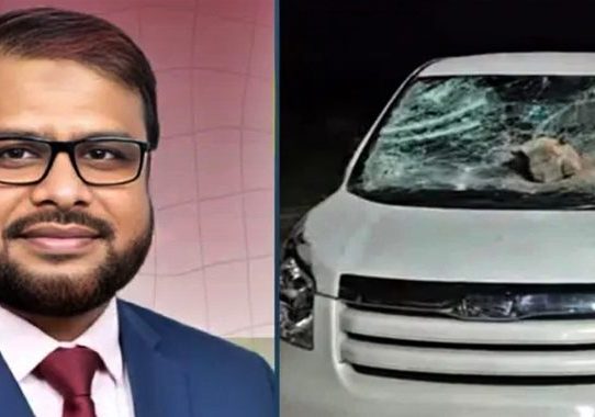 নেত্রকোনায় জামায়াতের এমপি অবরুদ্ধ, গাড়ি ভাঙচুর