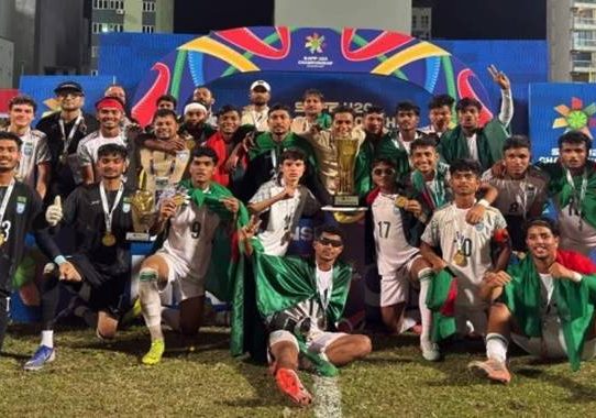 ভারতকে কাঁদিয়ে সাফ চ্যাম্পিয়ন বাংলাদেশ