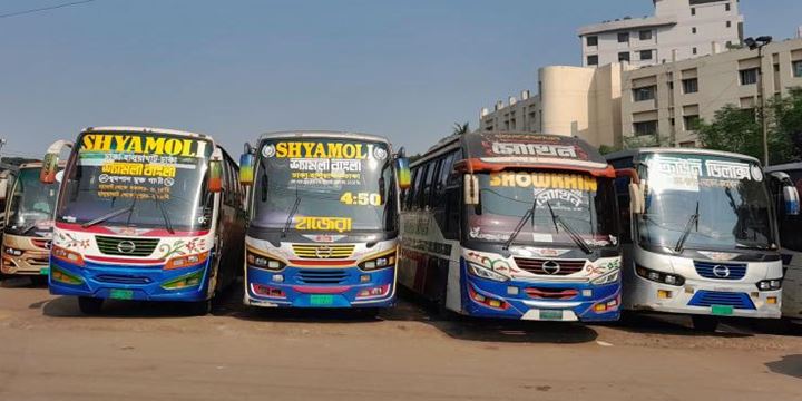 দূরপাল্লার বাসযাত্রায় নতুন ভাড়ার তালিকা প্রকাশ