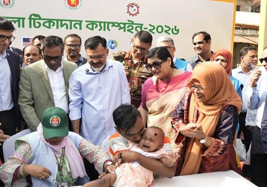 ঢাকার দুই সিটিতে হাম-রুবেলা টিকাদান শুরু