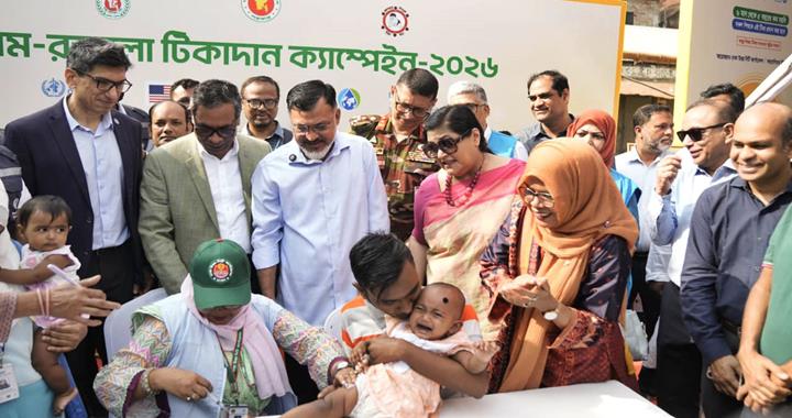 ঢাকার দুই সিটিতে হাম-রুবেলা টিকাদান শুরু