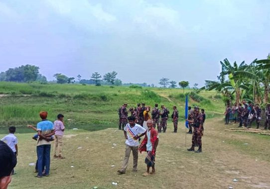 বিজিবি-সীমান্তবাসীর শক্ত প্রতিরোধে পিছু হটল বিএসএফ