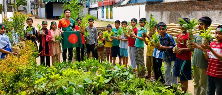 রাজধানীতে চলছে ৪০ টাকায় গাছের মেলা