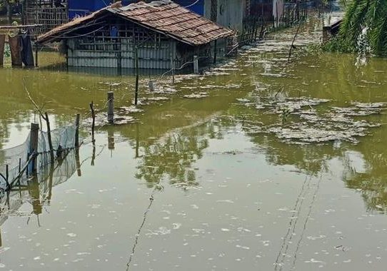 টানা বৃষ্টি ও ভারী বর্ষণ: ১০ জেলায় বন্যার শঙ্কা
