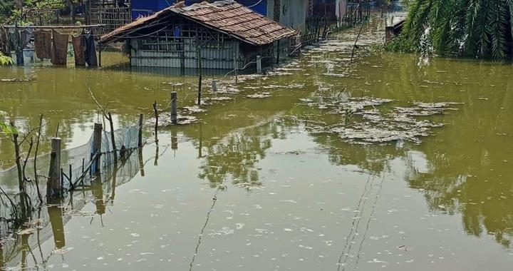 টানা বৃষ্টি ও ভারী বর্ষণ: ১০ জেলায় বন্যার শঙ্কা