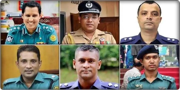 আওয়ামীপন্থি বিপ্লব-রুহানীসহ পুলিশের ৬ কর্মকর্তা চাকরিচ্যুত