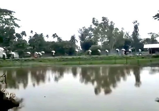 ডিলার পয়েন্ট ভেঙে শতাধিক বস্তা নিয়ে গেলেন কৃষকেরা