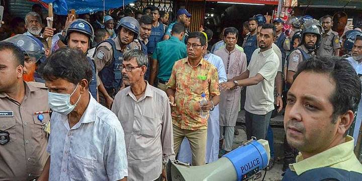 জাসদ কার্যালয় থেকে আটক ২৭ জন কারাগারে