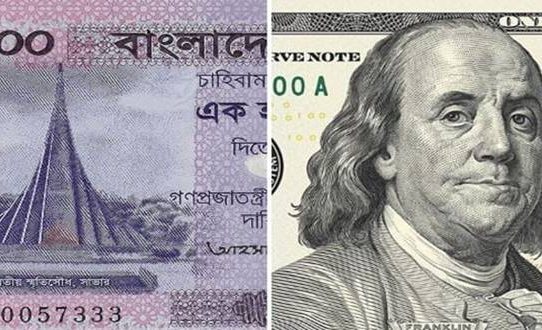 সাড়ে পাঁচ বছরে সবচেয়ে শক্তিশালী অবস্থানে টাকা