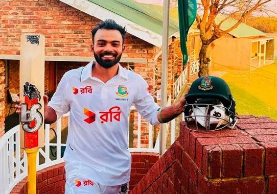 দক্ষিণ আফ্রিকায় তাওহীদ হৃদয়ের ট্রিপল সেঞ্চুরি