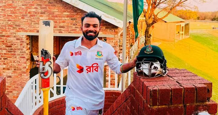 দক্ষিণ আফ্রিকায় তাওহীদ হৃদয়ের ট্রিপল সেঞ্চুরি